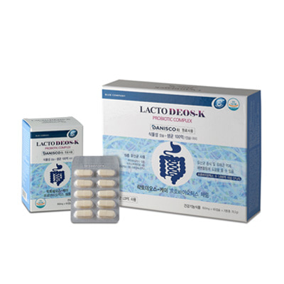 프로바이오틱스 유산균 락토데오스케이 60캡슐*2 (1세트)